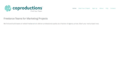 Desktop Screenshot of coproductions.com